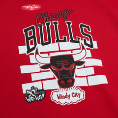 Chicago Bulls x Tats Cru Hardwood Classics Brick Pullover Hoodie sale - Red discount
