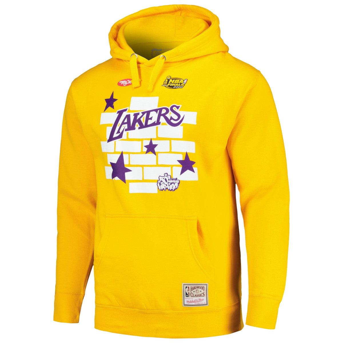 Los Angeles Lakers x Tats Cru Hardwood Classics Brick Pullover Hoodie - Gold outlet