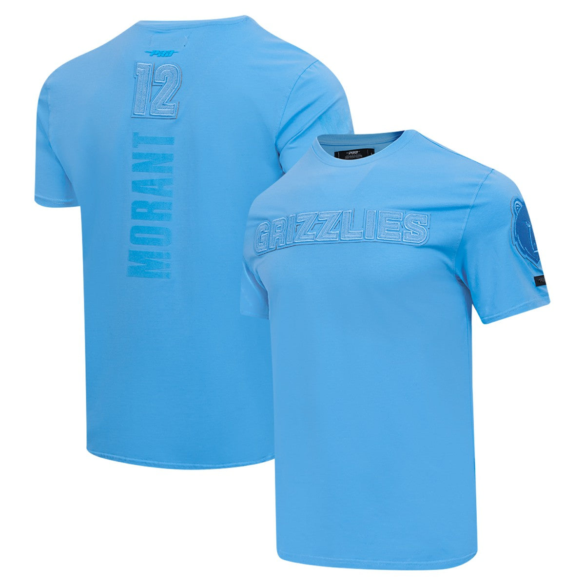 Ja Morant Memphis Grizzlies Pro Standard Triple Tonal Player T-Shirt - Light Blue online