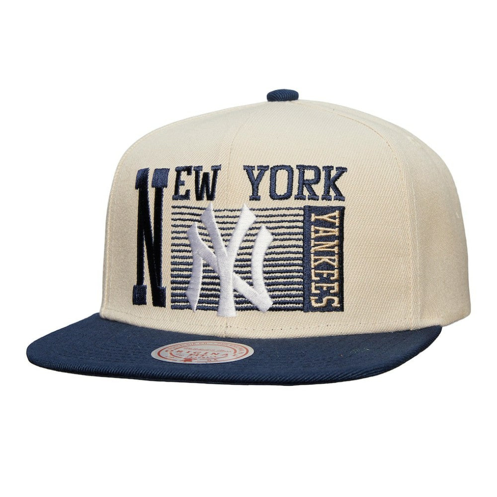 New York Yankees Cooperstown Collection Speed Zone Snapback Hat Cream