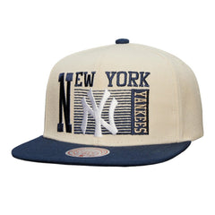 New York Yankees Cooperstown Collection Speed Zone Snapback Hat Cream