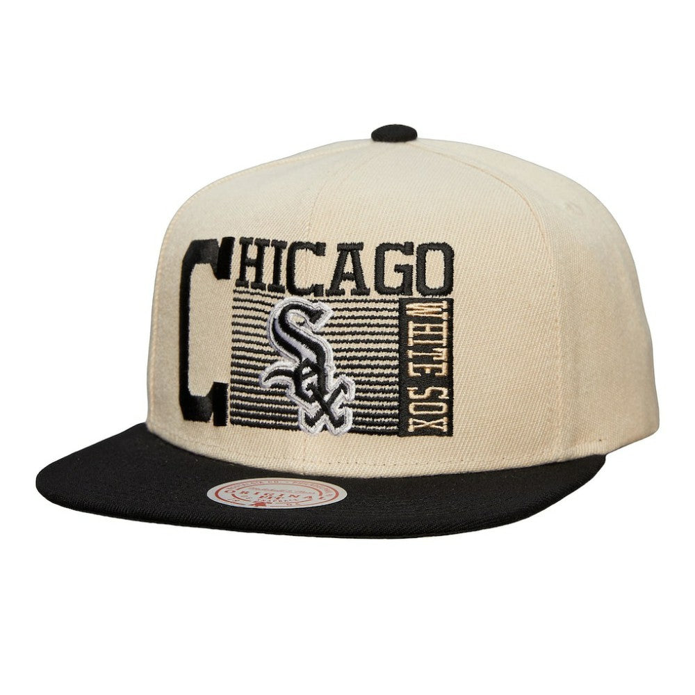 Chicago White Sox Cooperstown Collection Speed Zone Snapback Hat Cream