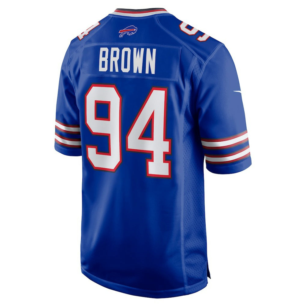 Andrew Brown Buffalo Bills Game Jersey - Royal outlet