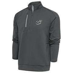 Cleveland Cavaliers Antigua Metallic Logo Generation Quarter-Zip Top sale - Pewter online