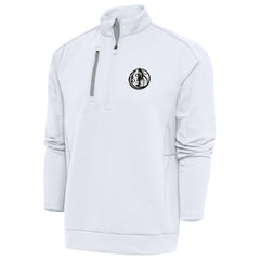 Dallas Mavericks Antigua Metallic Logo Generation Quarter-Zip Top sale - White on sale