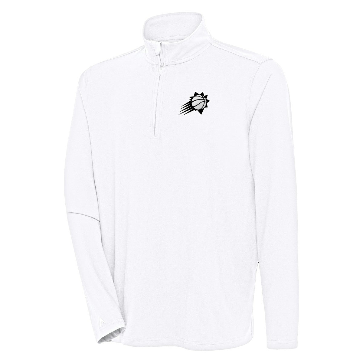 Phoenix Suns Antigua Hunk Quarter-Zip Top - White sale