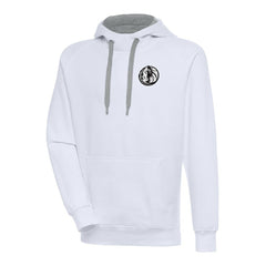 Dallas Mavericks Antigua Metallic Logo Victory Raglan Pullover Hoodie sale - White shop