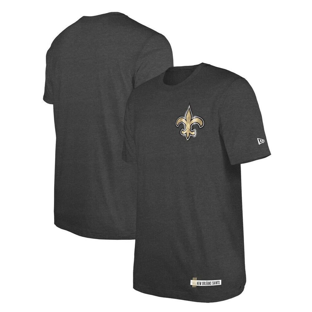 New Orleans Saints New Era 2024 NFL Training Camp T-Shirt - Heather Black on sale