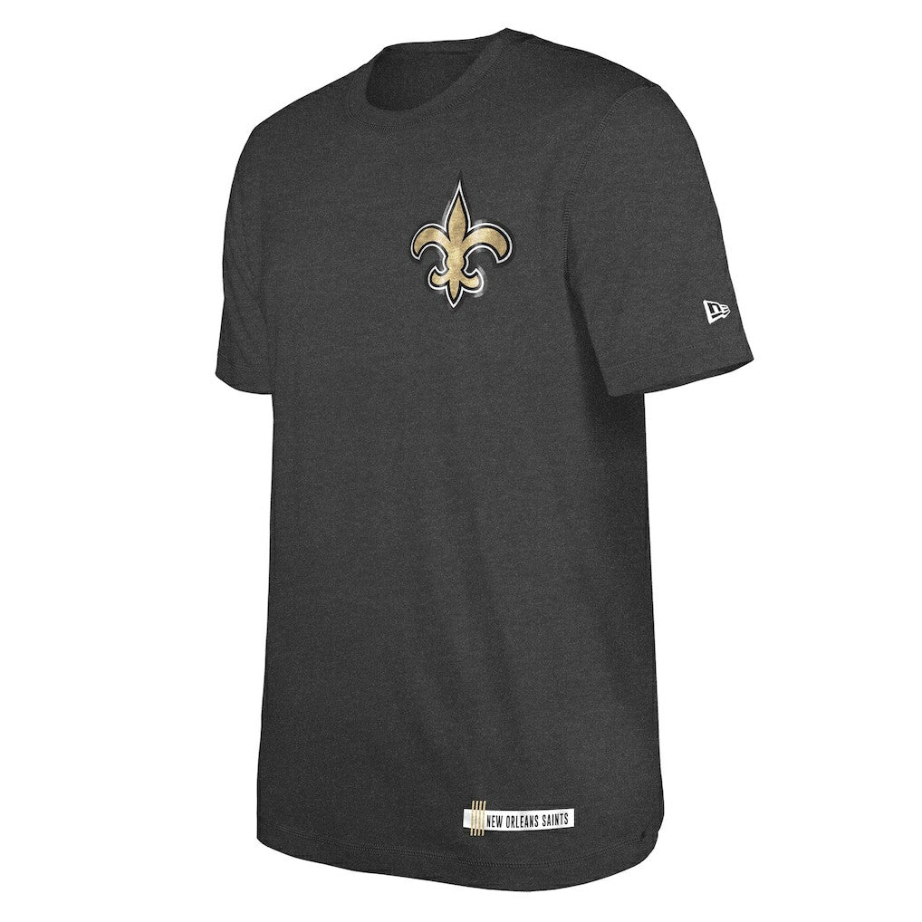 New Orleans Saints New Era 2024 NFL Training Camp T-Shirt - Heather Black on sale