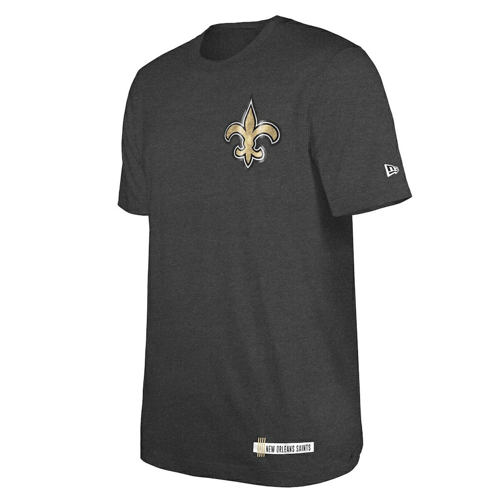 New Orleans Saints New Era 2024 NFL Training Camp T-Shirt - Heather Black on sale