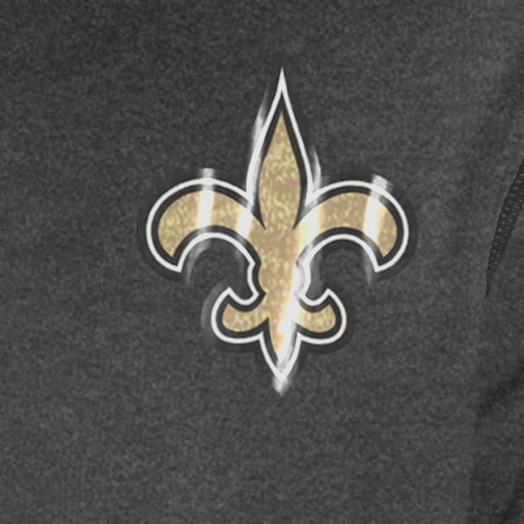 New Orleans Saints New Era 2024 NFL Training Camp T-Shirt - Heather Black on sale