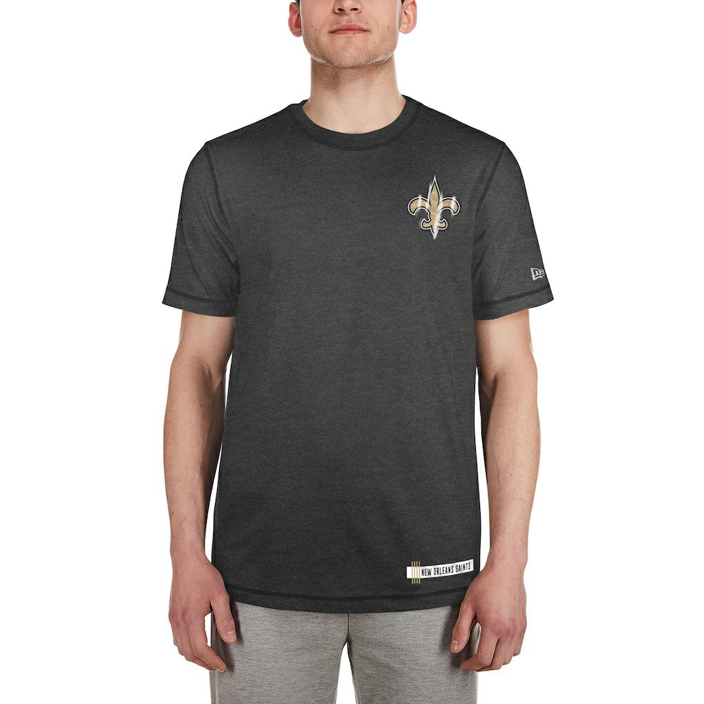 New Orleans Saints New Era 2024 NFL Training Camp T-Shirt - Heather Black on sale