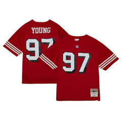 Bryant Young San Francisco 49ers Legacy Replica Jersey - Scarlet discount