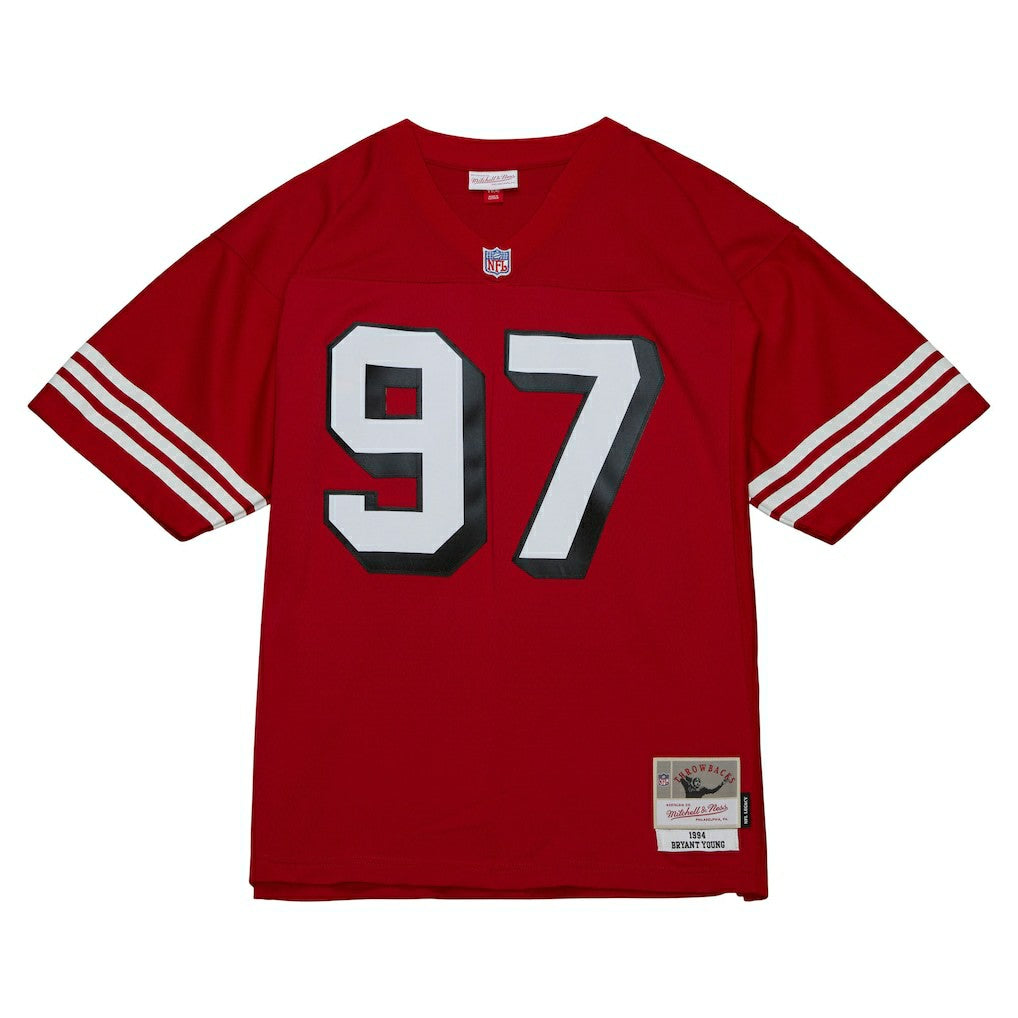 Bryant Young San Francisco 49ers Legacy Replica Jersey - Scarlet discount