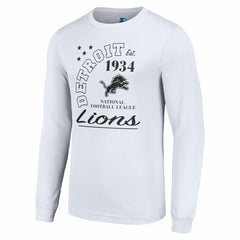 Detroit Lions Starter Arch City Long Sleeve T-Shirt - White on sale