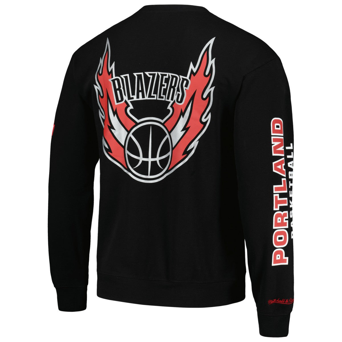 Portland Trail Blazers Hardwood Classics There and Back Pullover Sweatshirt - Black outlet