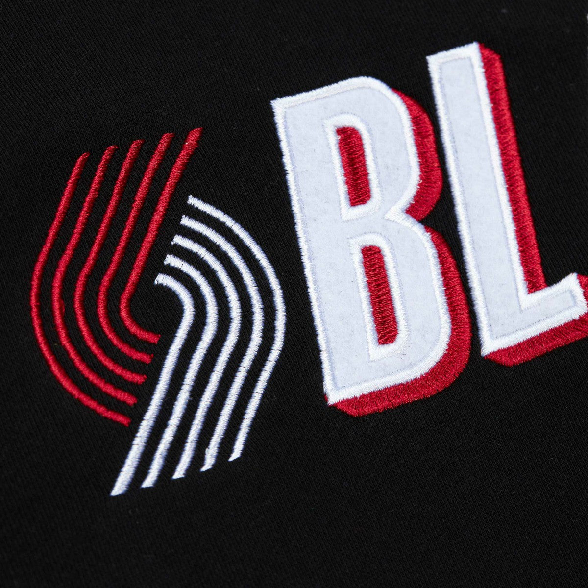 Portland Trail Blazers Hardwood Classics There and Back Pullover Sweatshirt - Black outlet