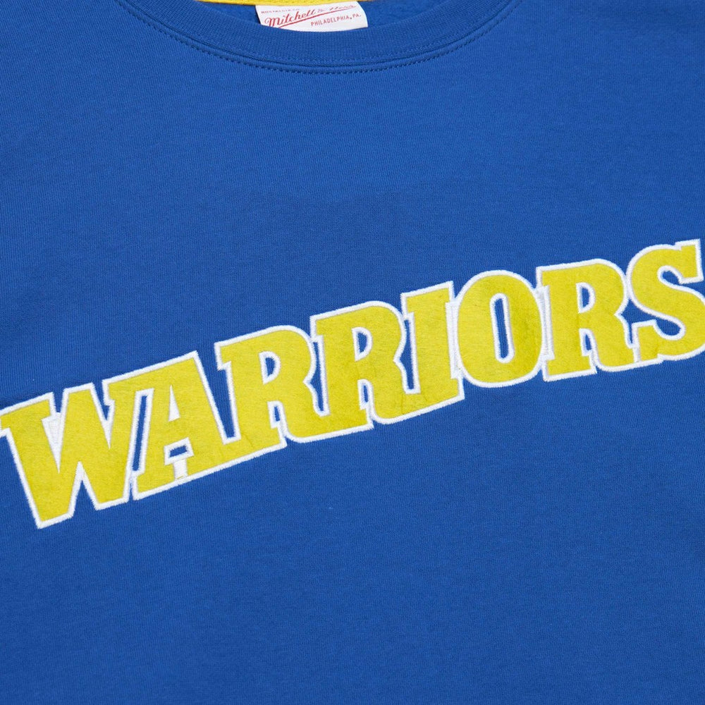 Golden State Warriors Hardwood Classics There and Back Pullover Sweatshirt sale - Royal on sale