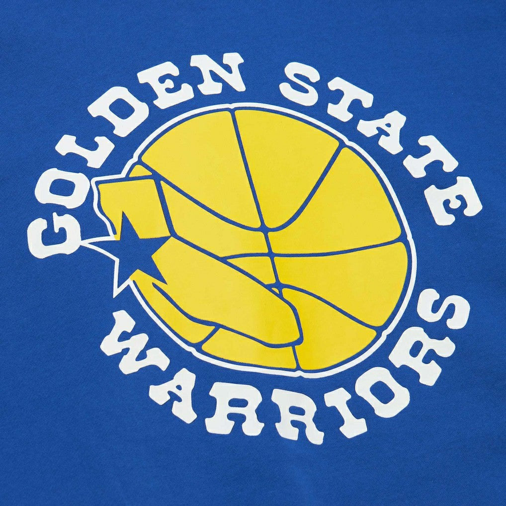 Golden State Warriors Hardwood Classics There and Back Pullover Sweatshirt sale - Royal on sale