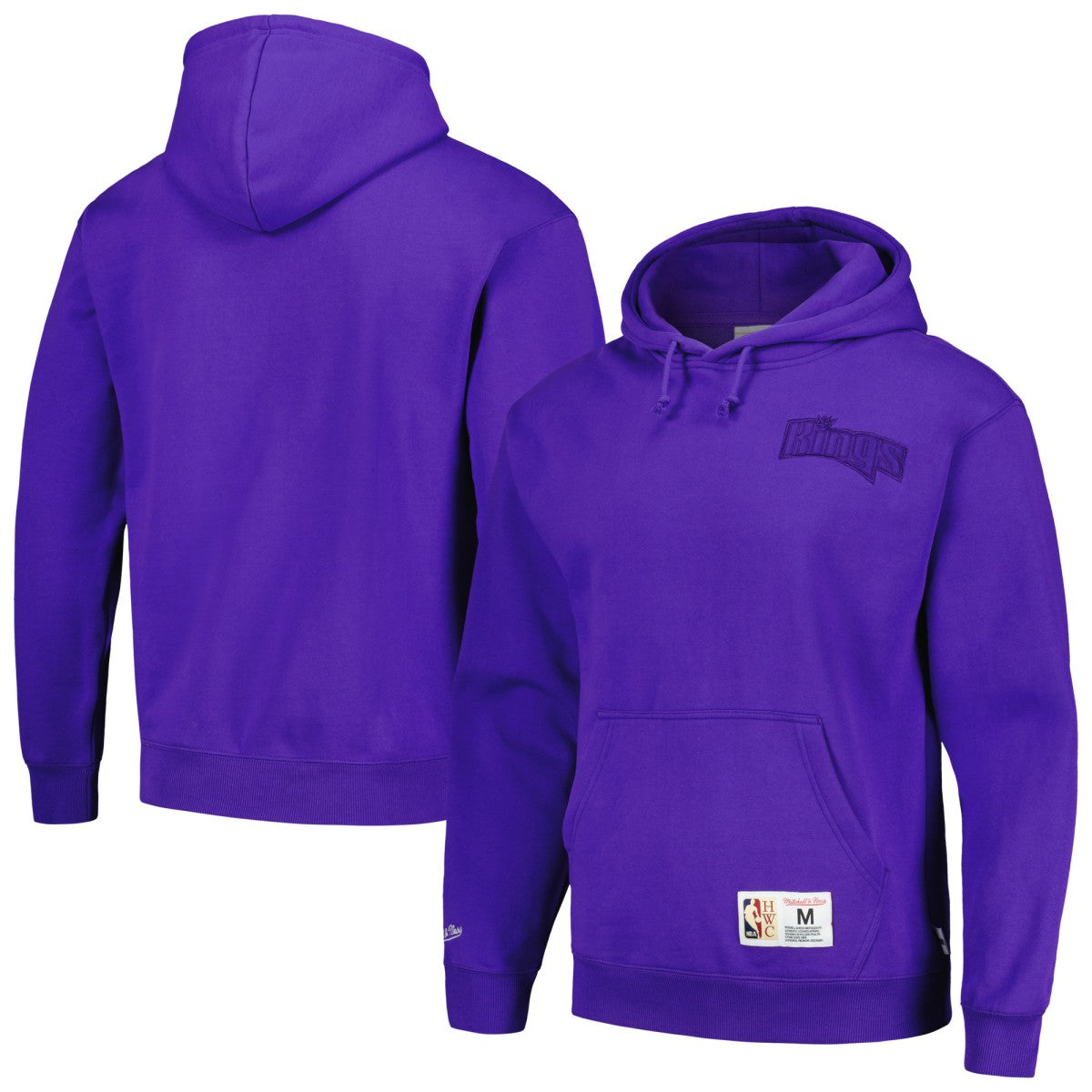 Sacramento Kings Hardwood Classics Tonal Pullover Hoodie - Purple for sale