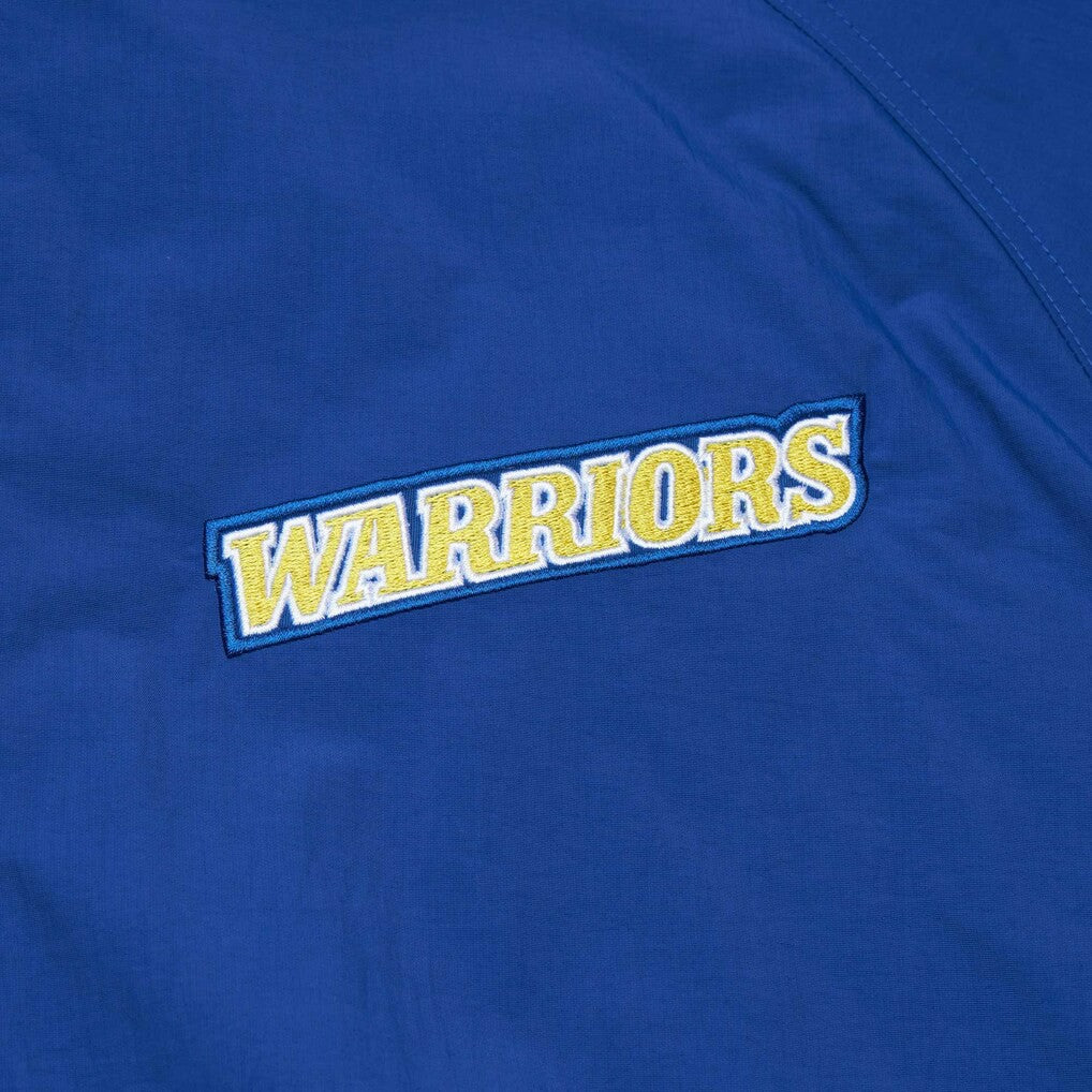 Golden State Warriors Hardwood Classics Retro Quilted Raglan Full-Zip Hoodie sale - Royal on sale