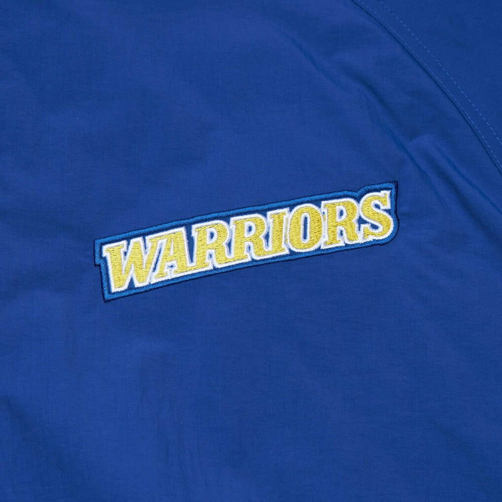 Golden State Warriors Hardwood Classics Retro Quilted Raglan Full-Zip Hoodie sale - Royal on sale