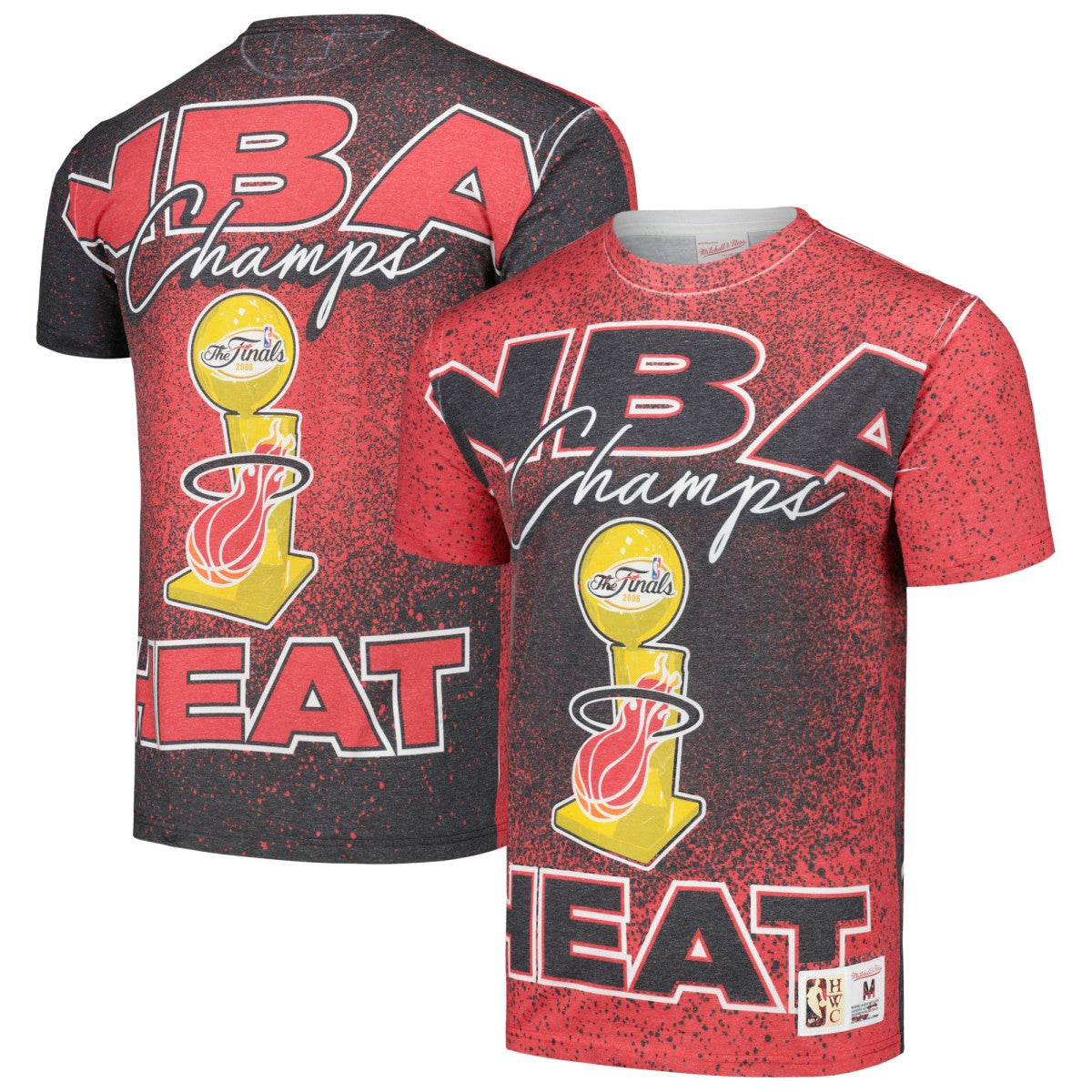 Miami Heat Hardwood Classics 2006 NBA Champions Champ City T-Shirt - Red for sale