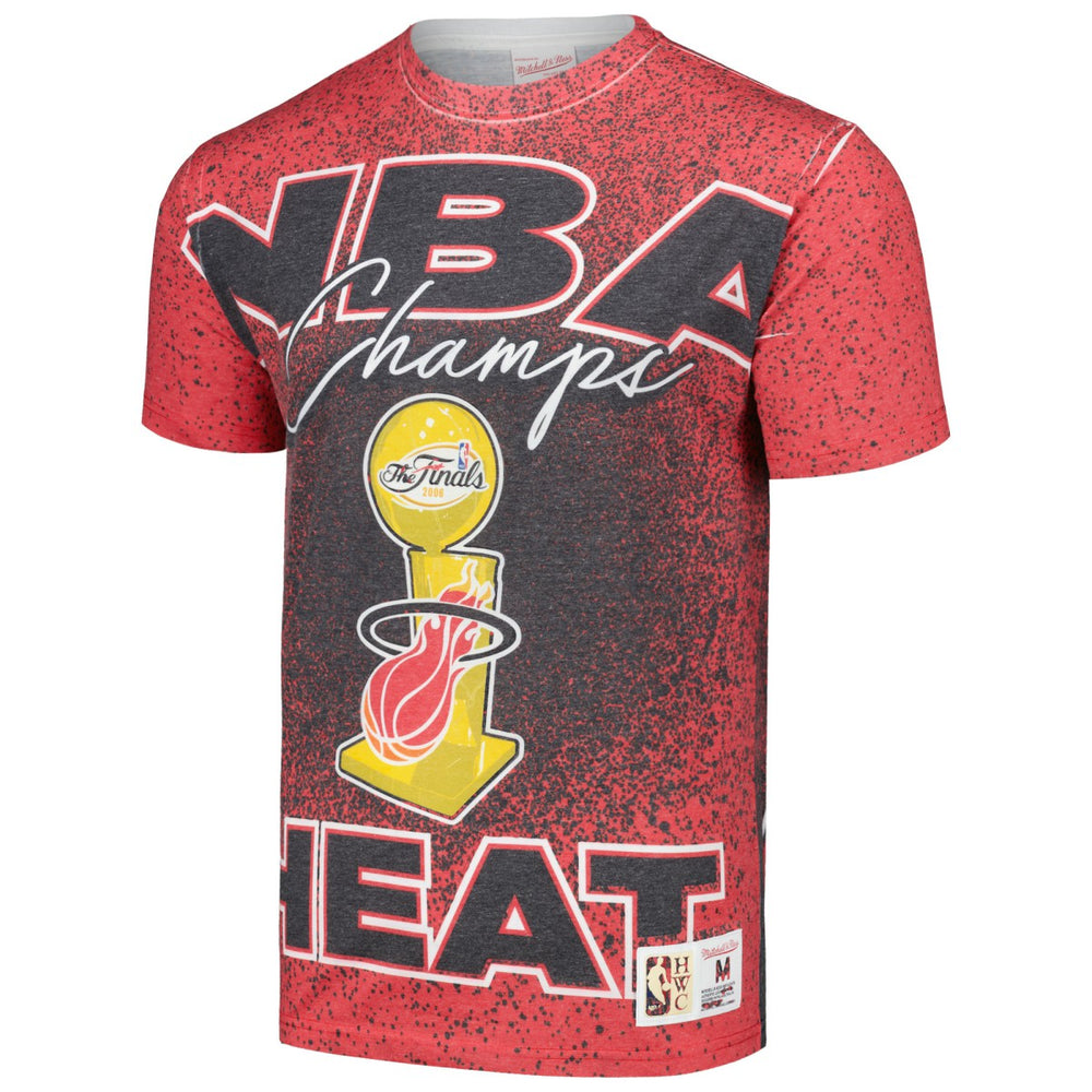 Miami Heat Hardwood Classics 2006 NBA Champions Champ City T-Shirt - Red for sale