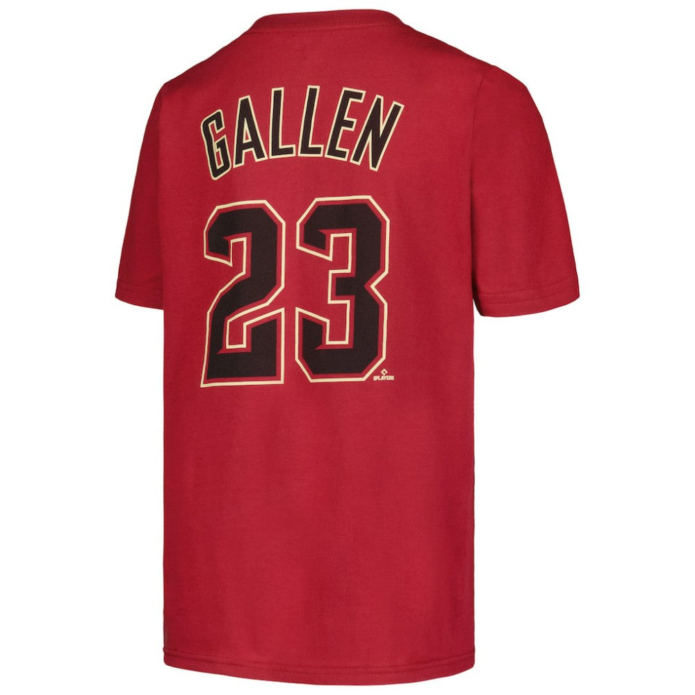 Zac Gallen Arizona Diamondbacks Youth Name & Number T-Shirt Red