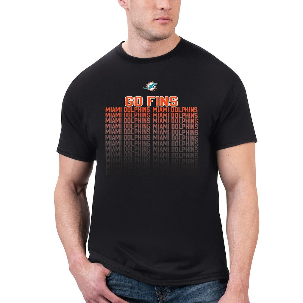 Miami Dolphins Starter Slogan T-Shirt - Black for sale