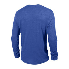 St. Louis Blues Champion Multi-Logo Tri-Blend Long Sleeve T-Shirt - Heather Blue T-shirts
