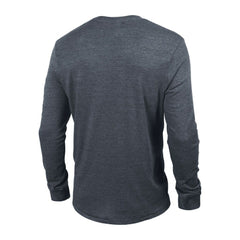 Seattle Kraken Champion Multi-Logo Tri-Blend Long Sleeve T-Shirt - Heather Navy T-shirts