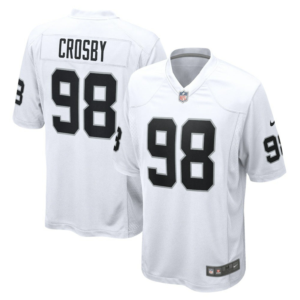 Maxx Crosby Las Vegas Raiders Game Jersey - White cheap