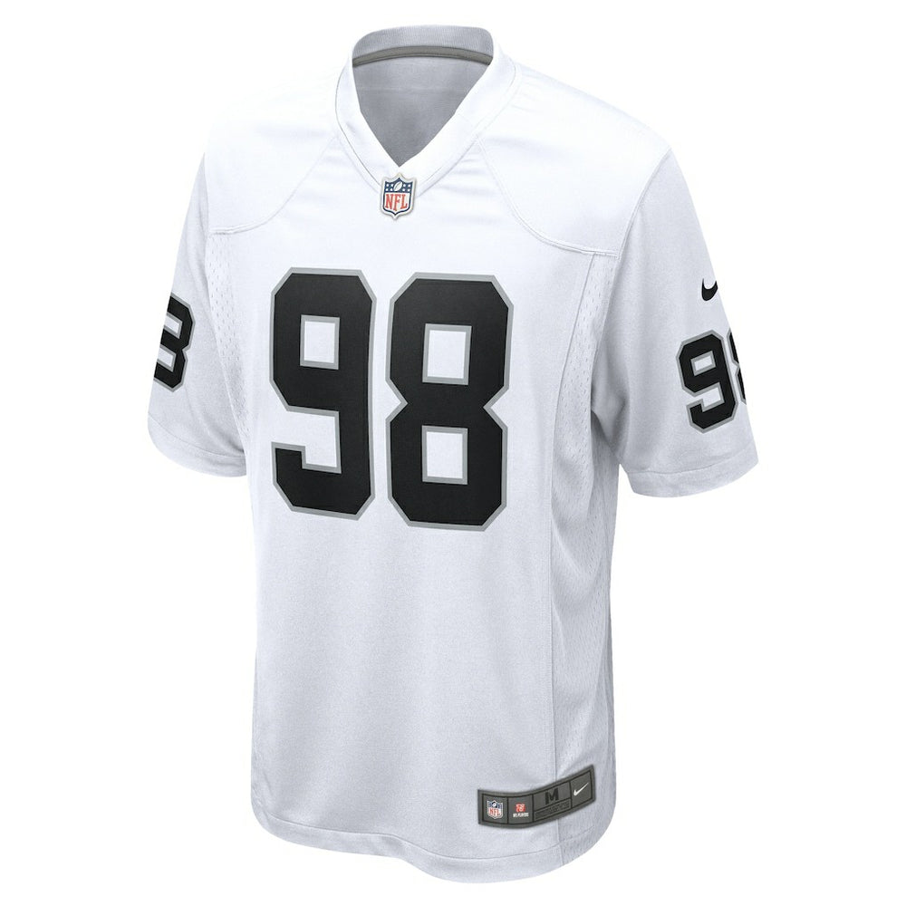 Maxx Crosby Las Vegas Raiders Game Jersey - White cheap