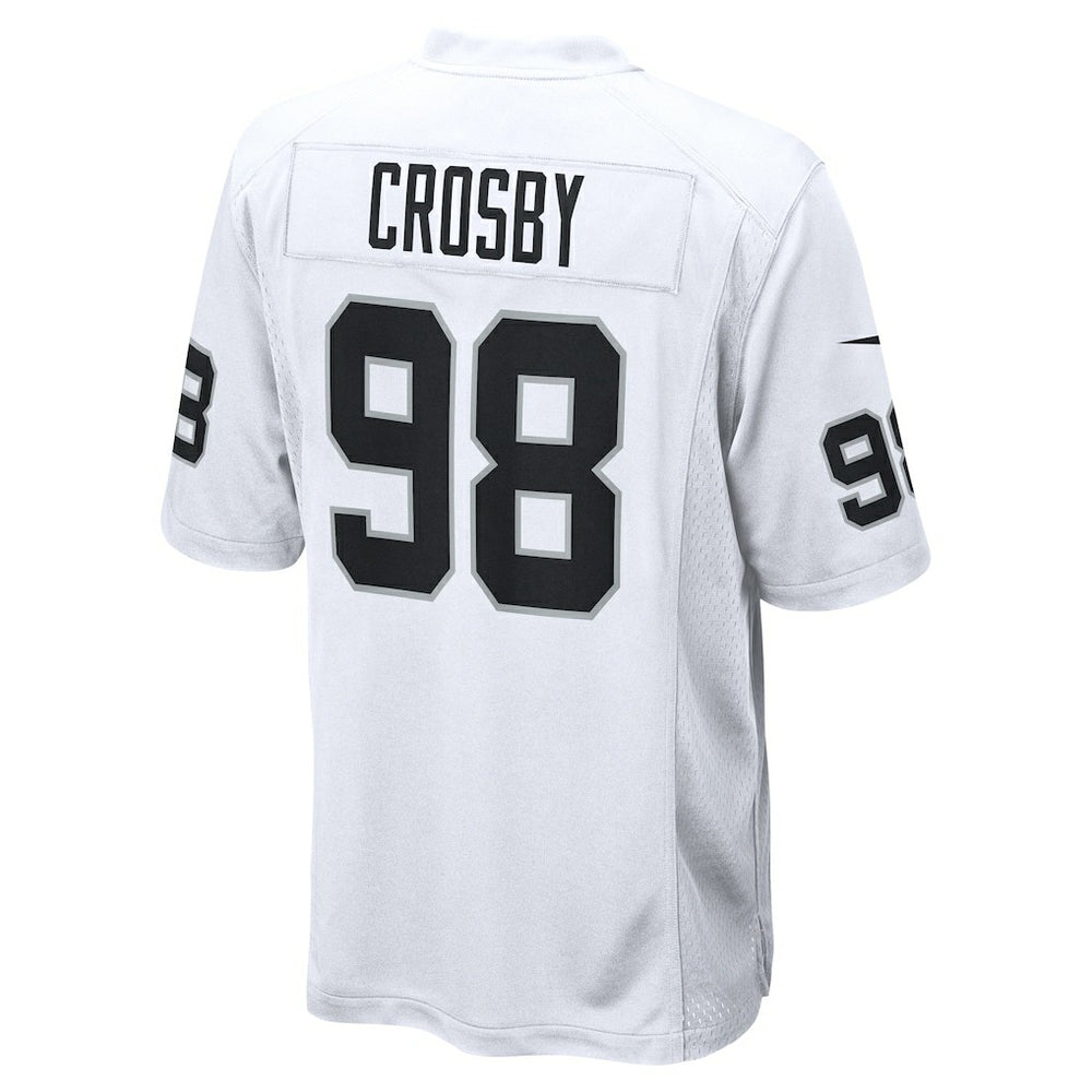 Maxx Crosby Las Vegas Raiders Game Jersey - White cheap
