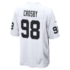 Maxx Crosby Las Vegas Raiders Game Jersey - White cheap