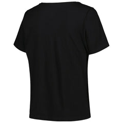 Golden State Warriors Profile Women's Plus Size Arch Over Logo V-Neck T-Shirt sale - Black on sale