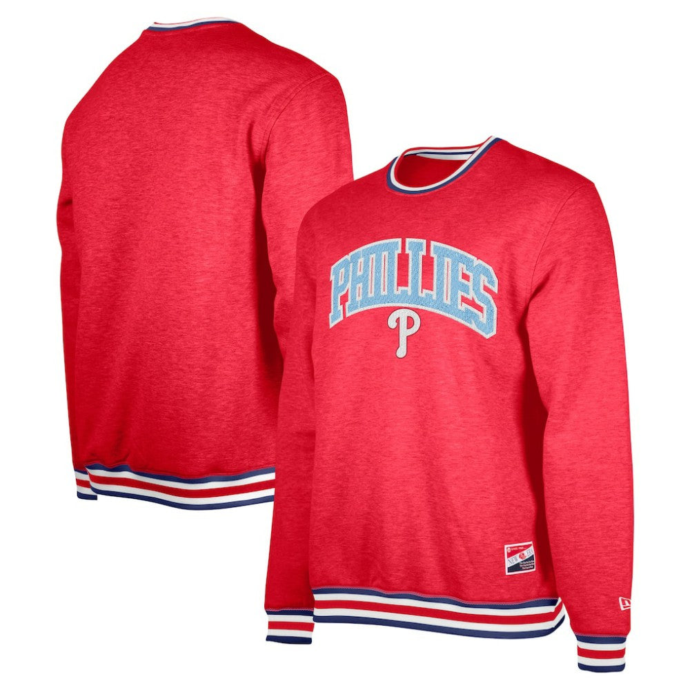 Philadelphia Phillies Pullover Sweatshirt Red