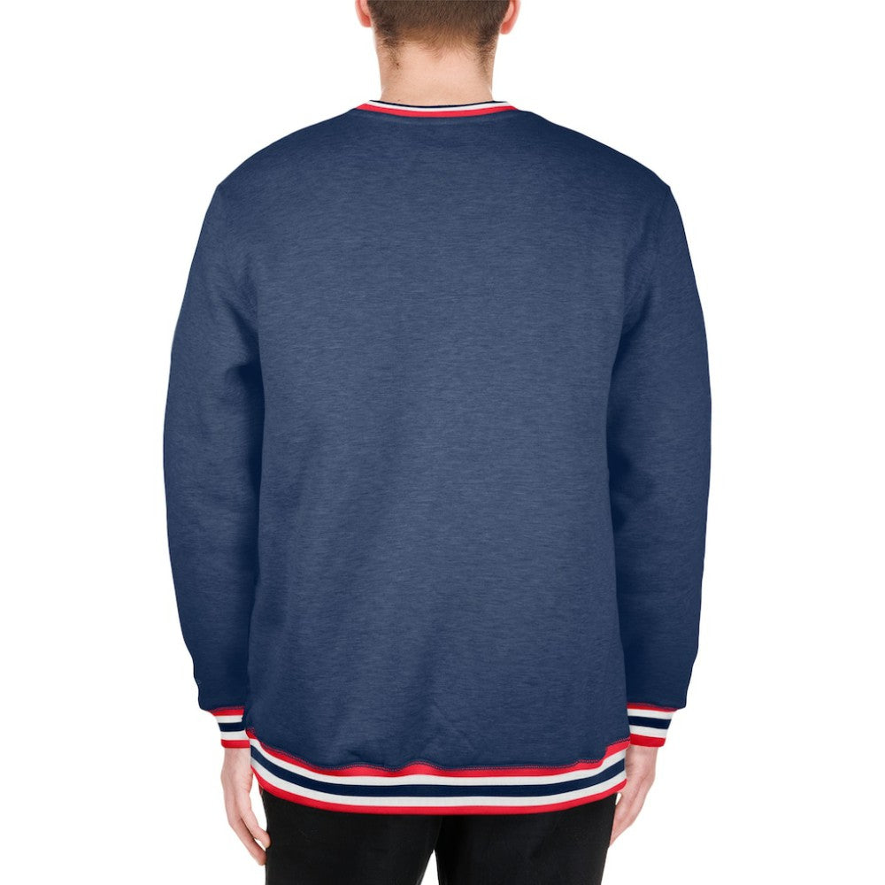 Atlanta Braves Pullover Sweatshirt Navy