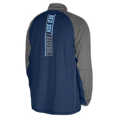 Boston Red Sox Father's Day Raglan Quarter-Zip Top Navy