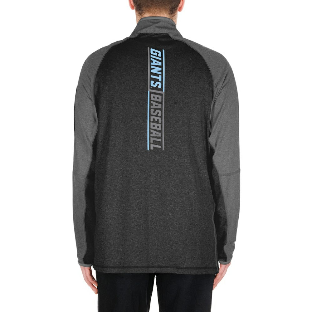 San Francisco Giants Father's Day Raglan Quarter-Zip Top Black