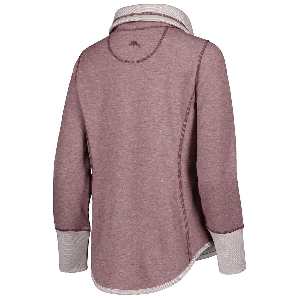 Washington Commanders Women's Sport Sun Fade Full-Zip Sweatshirt - Burgundy outlet