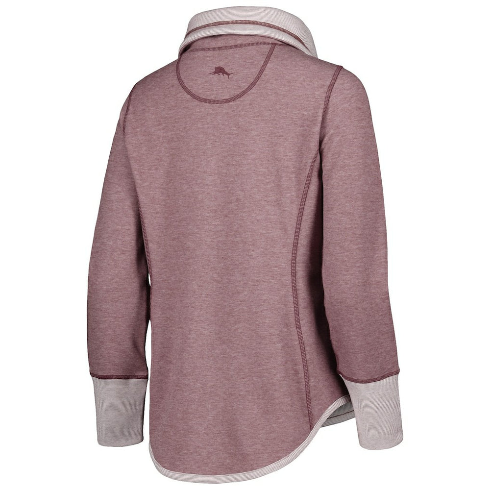 Washington Commanders Women's Sport Sun Fade Full-Zip Sweatshirt - Burgundy outlet