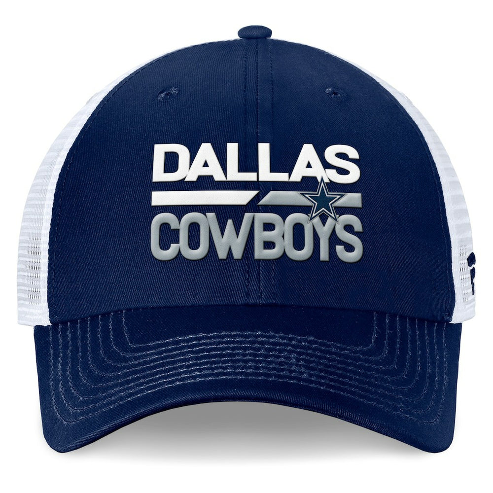 Dallas Cowboys Fundamentals Trucker Adjustable Hat - Navy/White cheap