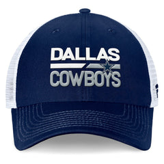 Dallas Cowboys Fundamentals Trucker Adjustable Hat - Navy/White cheap