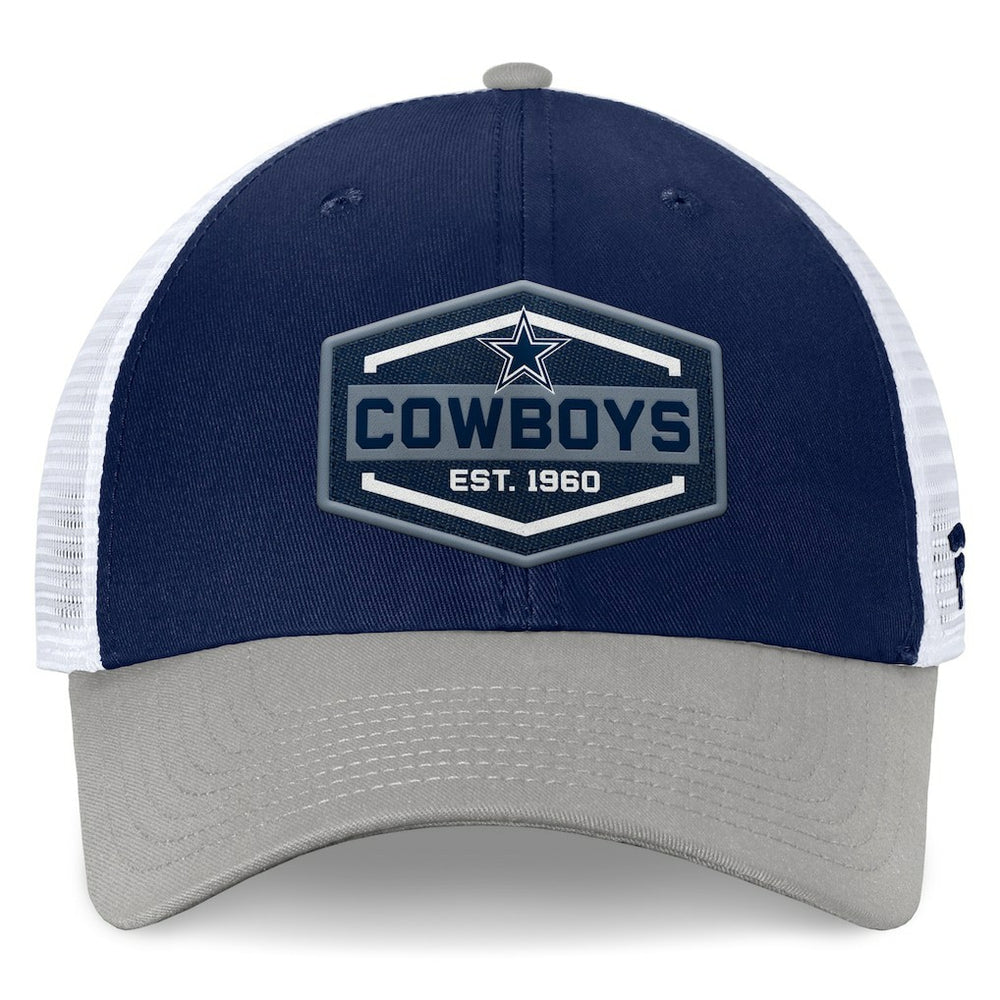 Dallas Cowboys Bench Trucker Adjustable Hat - Navy/Gray outlet