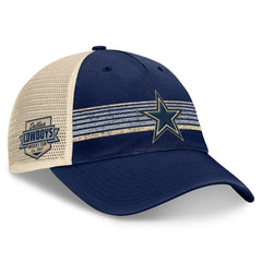 Dallas Cowboys Fundamentals Stripes Trucker Adjustable Hat - Navy/Natural sale