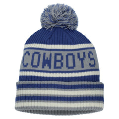 Dallas Cowboys Heritage Blindside Cuffed Knit Hat with Pom - Navy online