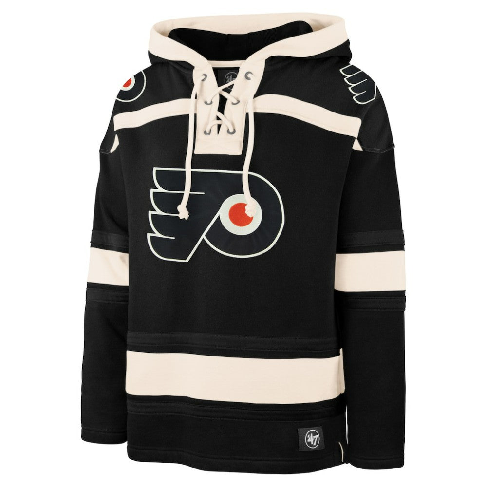 Philadelphia Flyers '47 Superior Lacer Hoodie - Black Hoodies