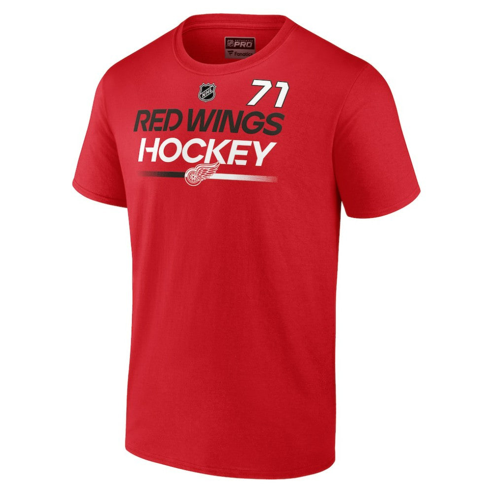 Dylan Larkin Detroit Red Wings Fanatics  Authentic Pro Prime Name & Number T-Shirt - Red T-shirts
